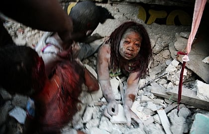 Vitima do terremoto