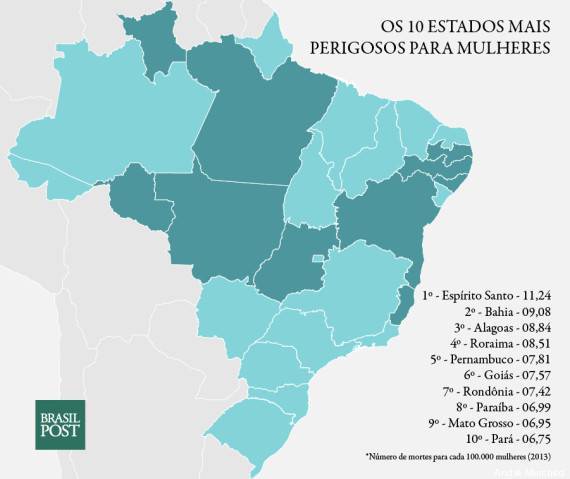 piores estados brasil1 Os 10 piores estados do Brasil para ser negro, gay ou mulher