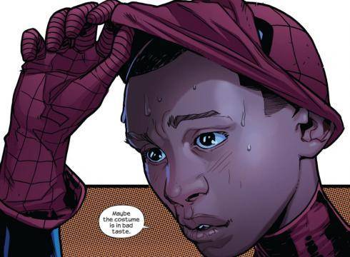 afro spidey