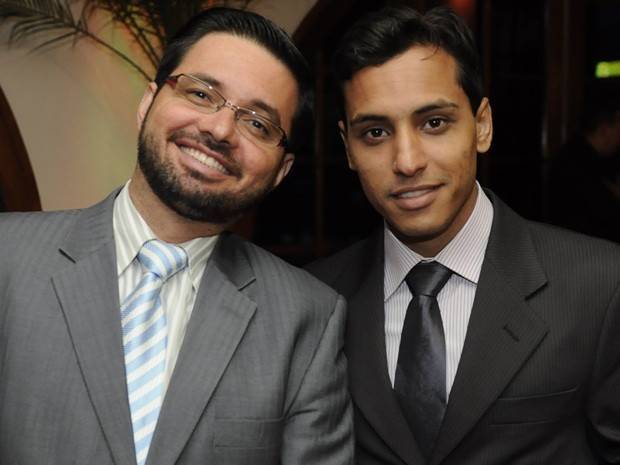 edgar de souza e seu parceiro alex para materia g1 globo