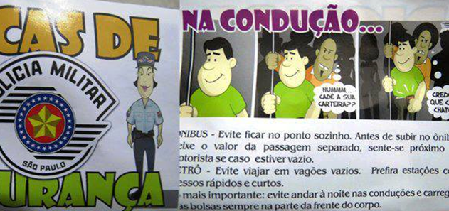 panfleto policia