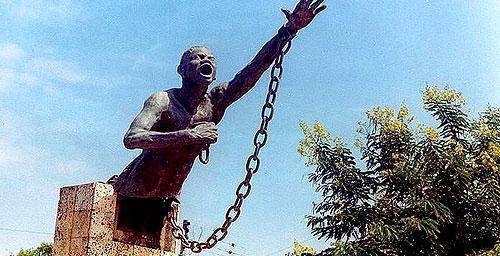 La estatua de Benkos Biohó