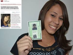 Transexuais poderão solicitar uso do nome social no Enem (Foto: Gabriela Alves/G1)