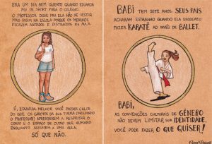 Ilustradora mineira ganha o mundo com mensagens que explicitam o controle sobre a mulher