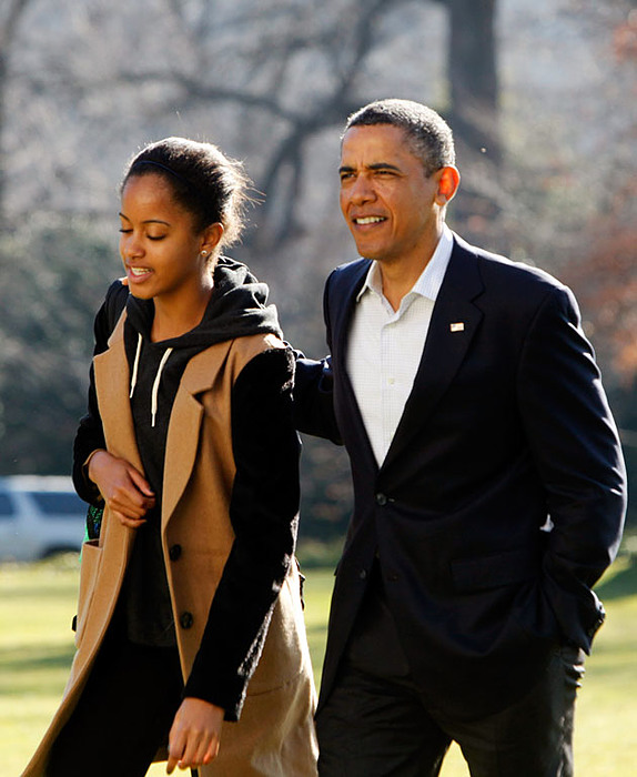 President Obama Returns From Vacation In Hawaii