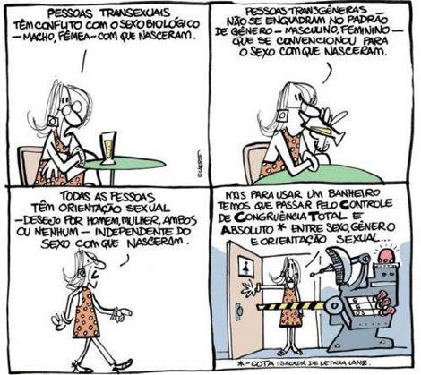 Laerte pensando "fora da caixinha"