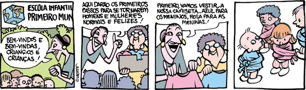 Azul para eles, rosa para elas