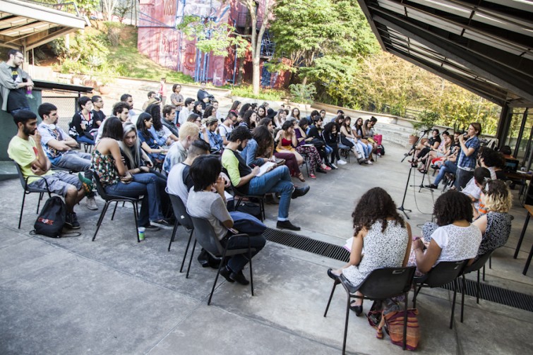 22 de agosto de 2015. Encontro de Mídia Independente com foco em gênero e sexualidade no Centro Cultural São Paulo. Promovido pelo coletivo Generx e pela Revista Geni.