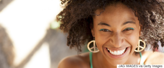 Beautiful young Brazilian black woman