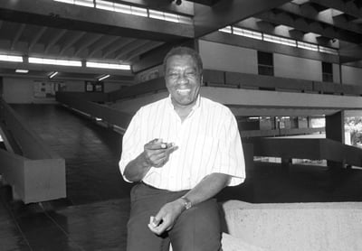 Milton de Almeida Santos, geográfo, professor da FFLCH - foto Jorge Maruta
