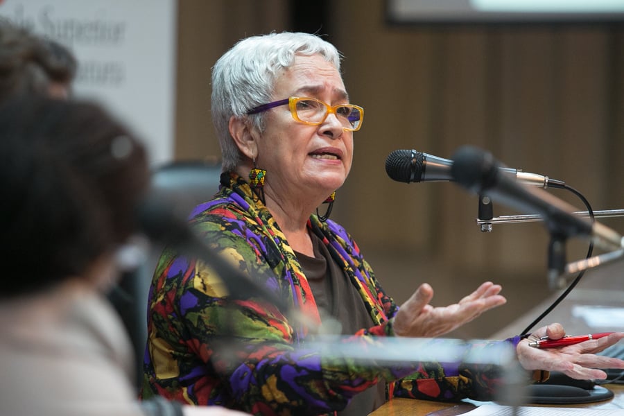 24/05/2016 - PORTO ALEGRE, RS - Alda Facio, relatora da ONU para direito das mulheres, em evento da Themis. Foto: Guilherme Santos/Sul21
