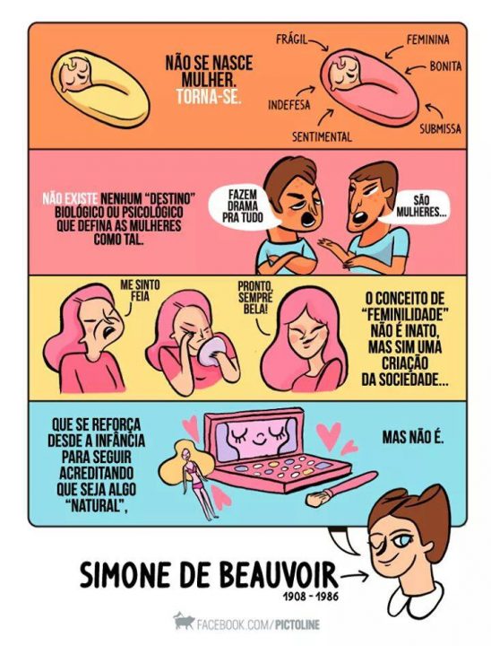 Não se nasce mulher. Torna-se - Geledés