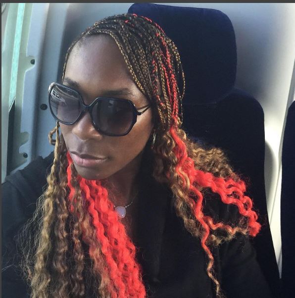 Venus Williams cabelo