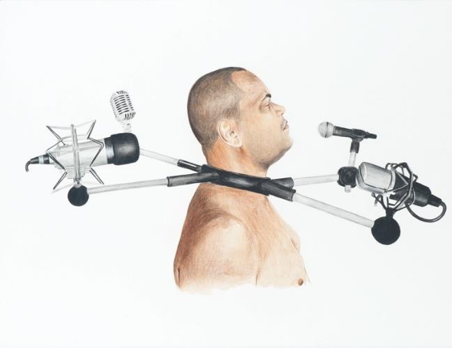 21. Gargalheira (Quem falará por nós?). Sidney Amaral, 2014. Foto: João Liberato.