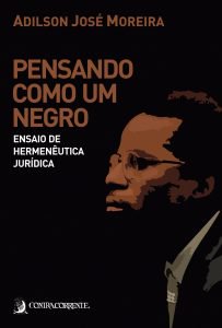 Capa do livro "Pensando como um negro"- mostra um homem negro de l.ado 