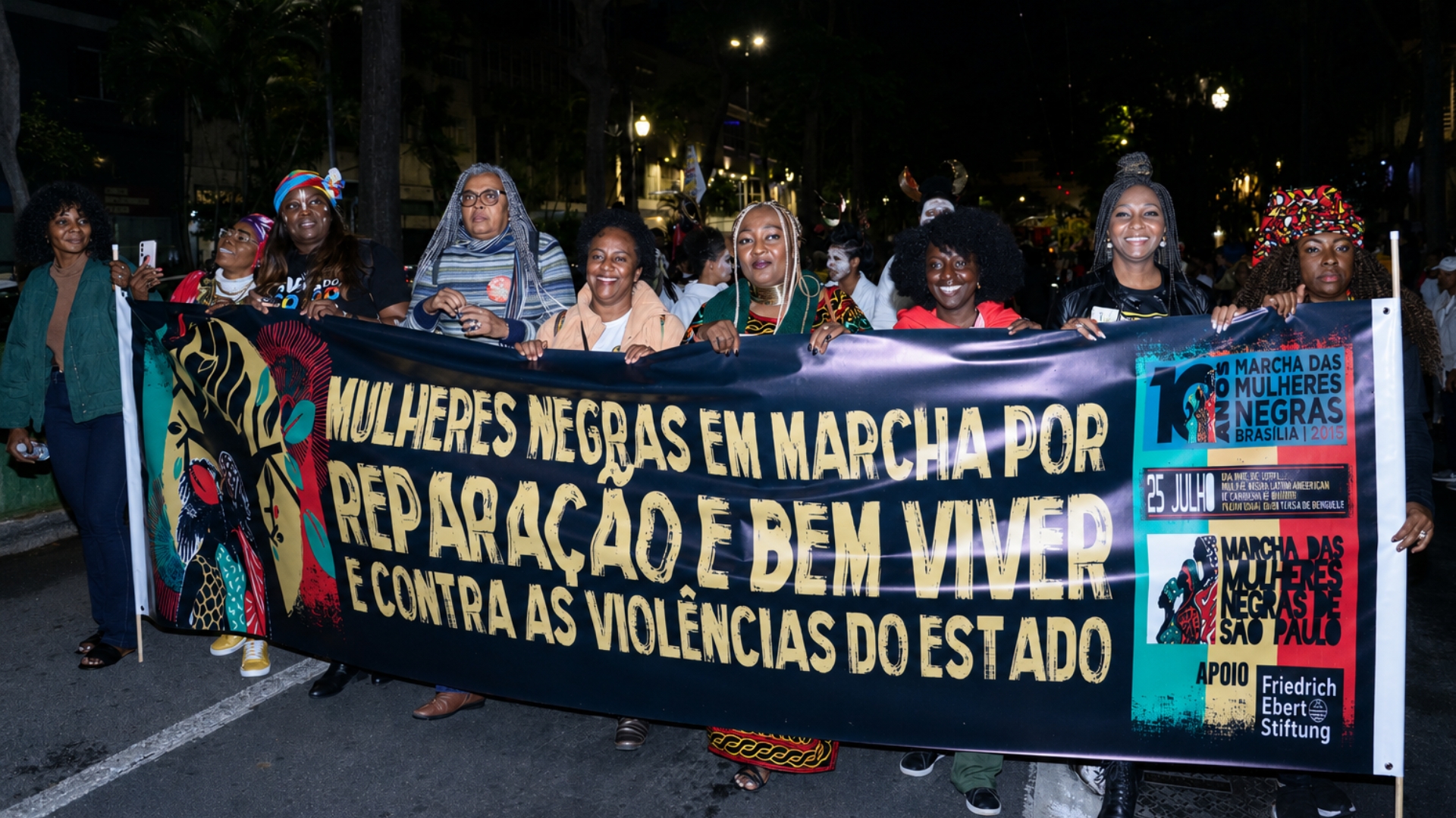 Por Direitos, Reparação e Bem Viver – Mulheres negras nas ruas e nas urnas!